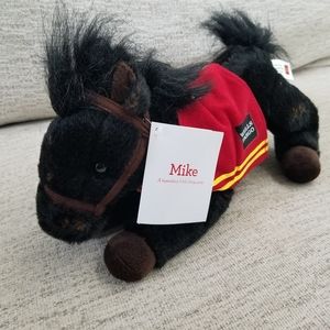 WELLS FARGO Legendary Pony "MIKE" 2016 Black Horse Plush Stuffed Animal Toy